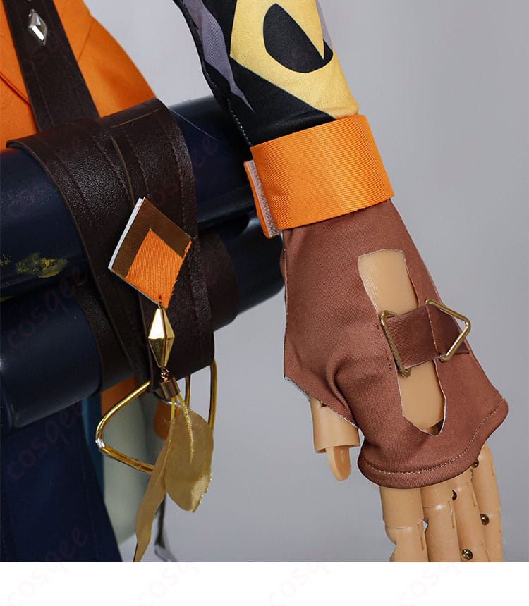 原神 ベネット 燃えろ!ラクガキ大冒険 コスプレ衣装-7