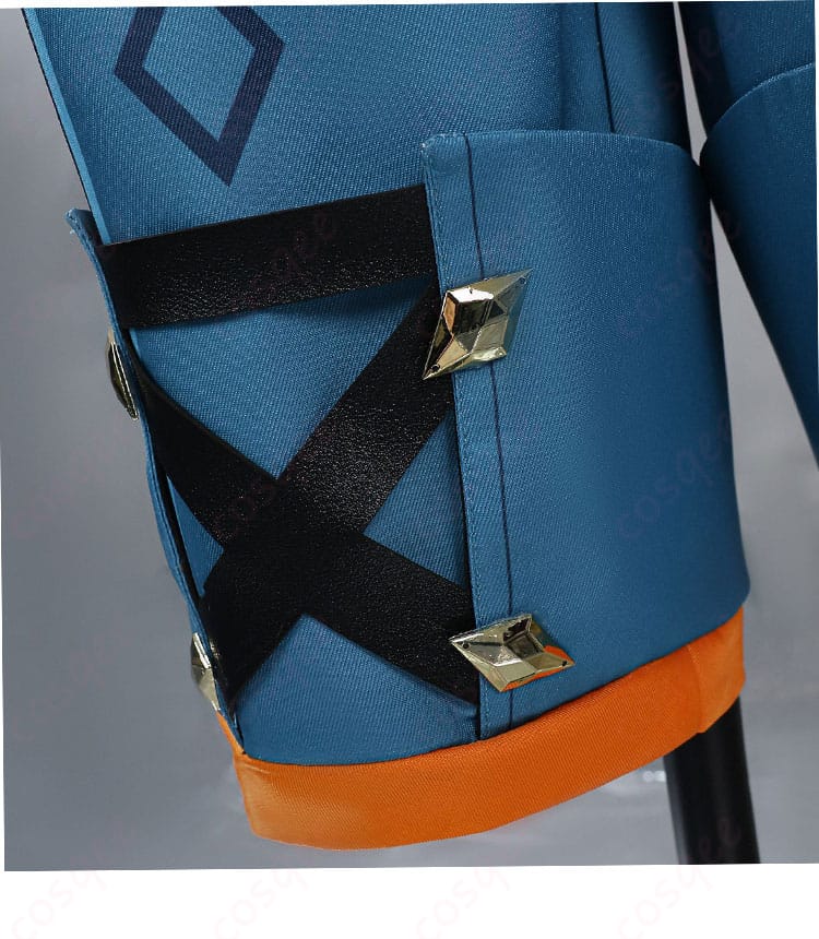 原神 ベネット 燃えろ!ラクガキ大冒険 コスプレ衣装-9