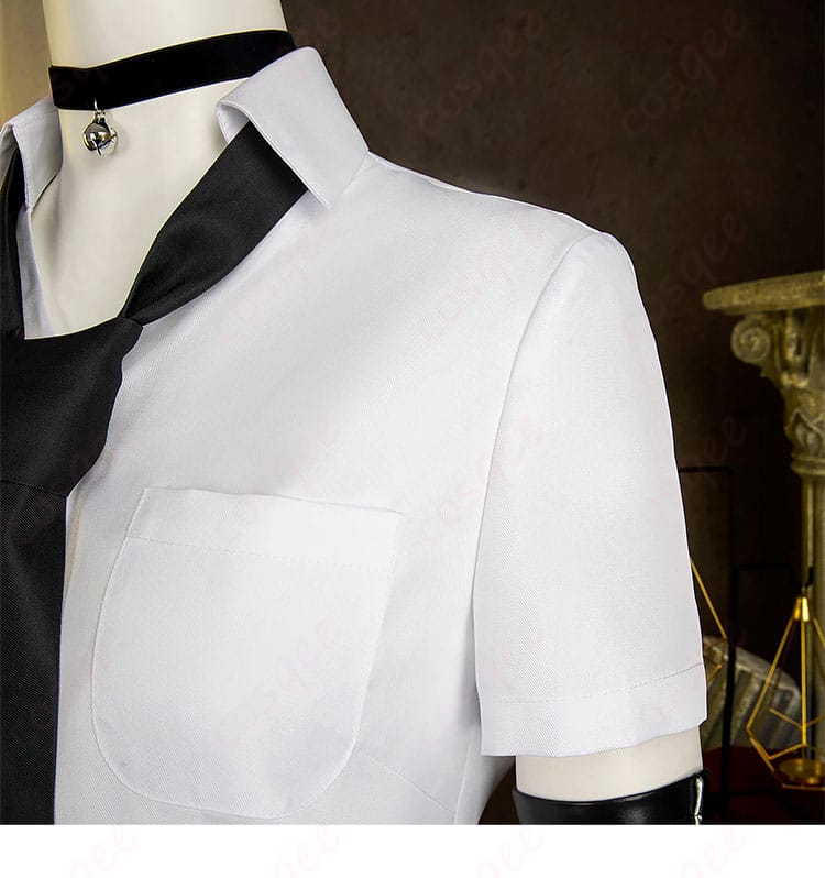 デッド オア アライブ5 マリー・ローズ 学生服 制服 コスプレ衣装-7