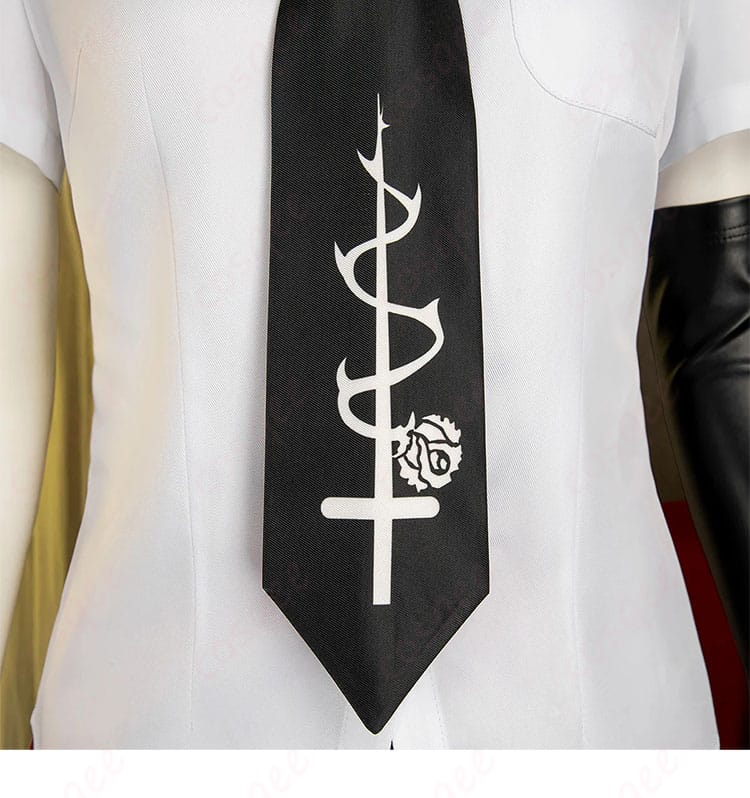 デッド オア アライブ5 マリー・ローズ 学生服 制服 コスプレ衣装-6