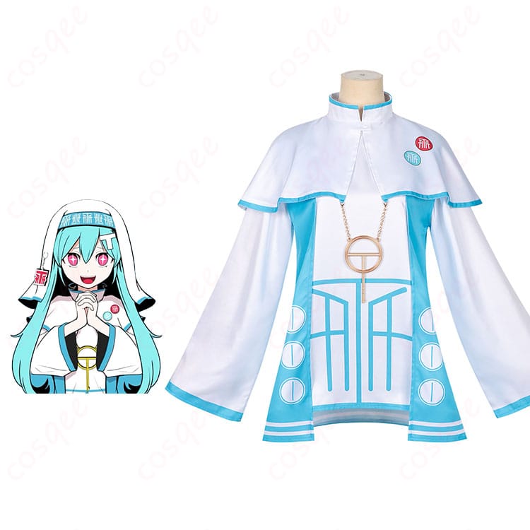 VOCALOID T氏の話を信じるな 初音ミク コスプレ衣装-1