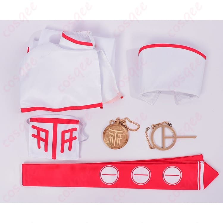 VOCALOID 重音テトのレトロポップな魅力を纏うコスプレ衣装セット - 6枚目の画像