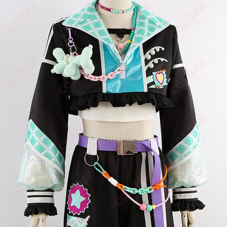 あんスタ ライカ プレナイトチェック衣装 一式セット｜爽やか配色で写真映えするコスプレ - 4枚目の画像