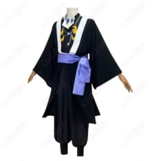 鬼滅の刃 獪岳の雷を纏う和装コスプレ一式｜鋭さ際立つレイヤードで写真映え - 1枚目の画像（サムネイル）