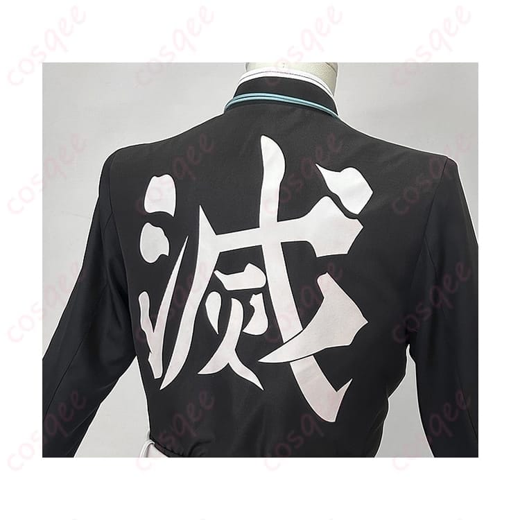 鬼滅の刃 獪岳の雷を纏う和装コスプレ一式｜鋭さ際立つレイヤードで写真映え - 4枚目の画像