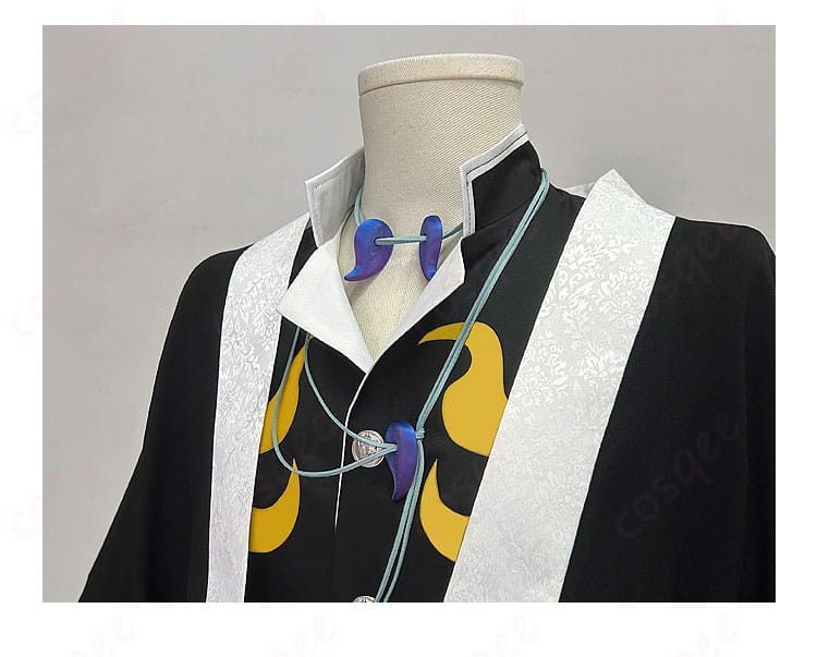 鬼滅の刃 獪岳 雷の呼吸 コスプレ衣装-5