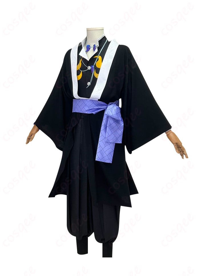 鬼滅の刃 獪岳 雷の呼吸 コスプレ衣装-2