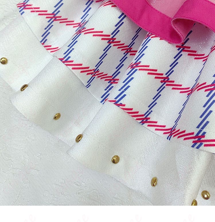 アイカツ! 虹野ゆめ ガーリーアイランドコーデ コスプレ衣装-6