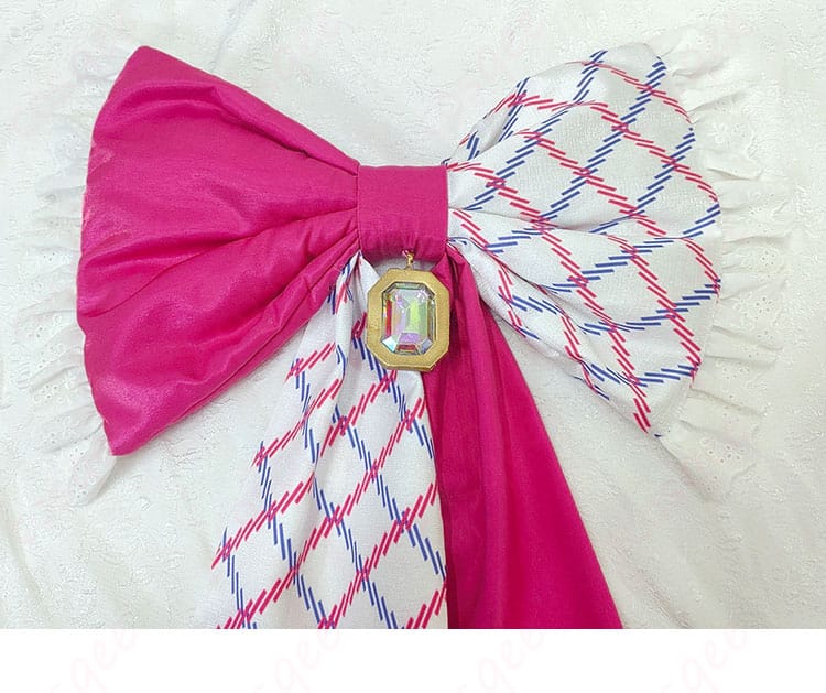 アイカツ! 虹野ゆめ ガーリーアイランドコーデ コスプレ衣装-8