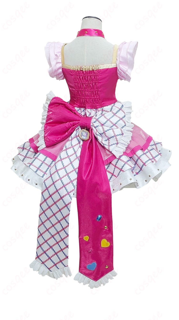 アイカツ! 虹野ゆめ ガーリーアイランドコーデ コスプレ衣装-3