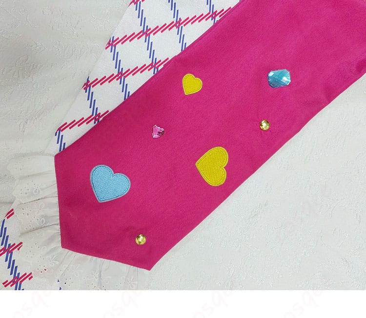 アイカツ! 虹野ゆめ ガーリーアイランドコーデ コスプレ衣装-9