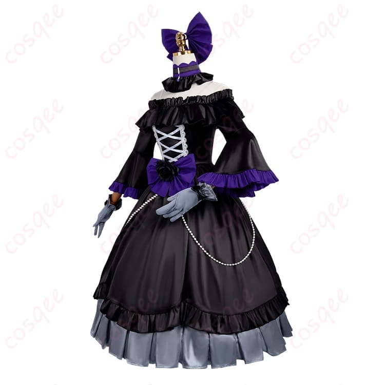 悪役令嬢転生おじさん グレイスのゴシック衣装 上品で写真映えする一式セット - 2枚目の画像