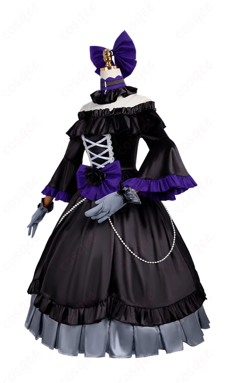 悪役令嬢転生おじさん グレイス・オーヴェルヌ ゴシック ver. コスプレ衣装-3