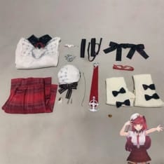ホロライブ 宝鐘マリン 生誕祭2025の制服コスプレで華やかに決める一式セット - 6枚目の画像（サムネイル）