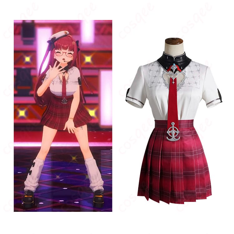 hololive(ホロライブ) 宝鐘マリン 生誕祭2025 制服 コスプレ衣装-1