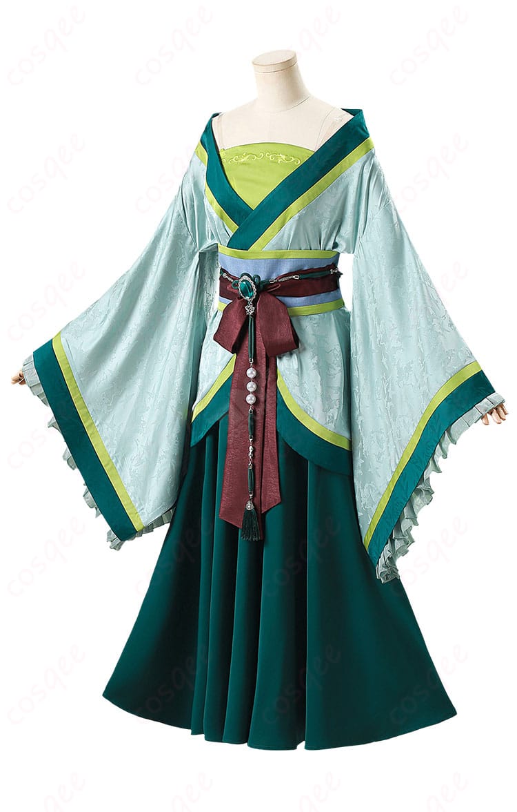 薬屋のひとりごと 猫猫(マオマオ)西都での宴席で コスプレ衣装-3