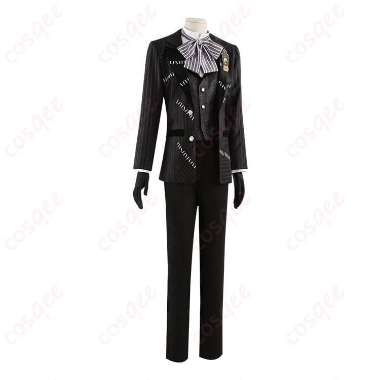 ツイステ トレイ・クローバー ナイトメアースーツ衣装 ダークに決まる映えコーデ - 2枚目の画像