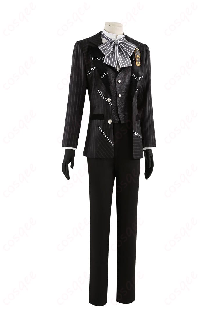 ディズニー ツイステッドワンダーランド ハロウィン2024 トレイ・クローバー ナイトメアースーツ コスプレ衣装-3