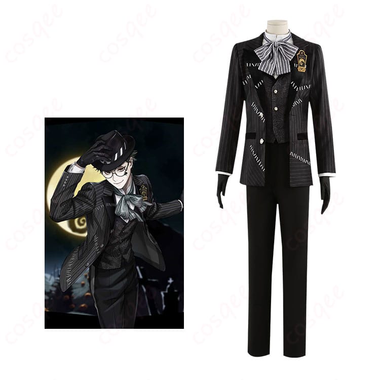 ディズニー ツイステッドワンダーランド ハロウィン2024 トレイ・クローバー ナイトメアースーツ コスプレ衣装-1