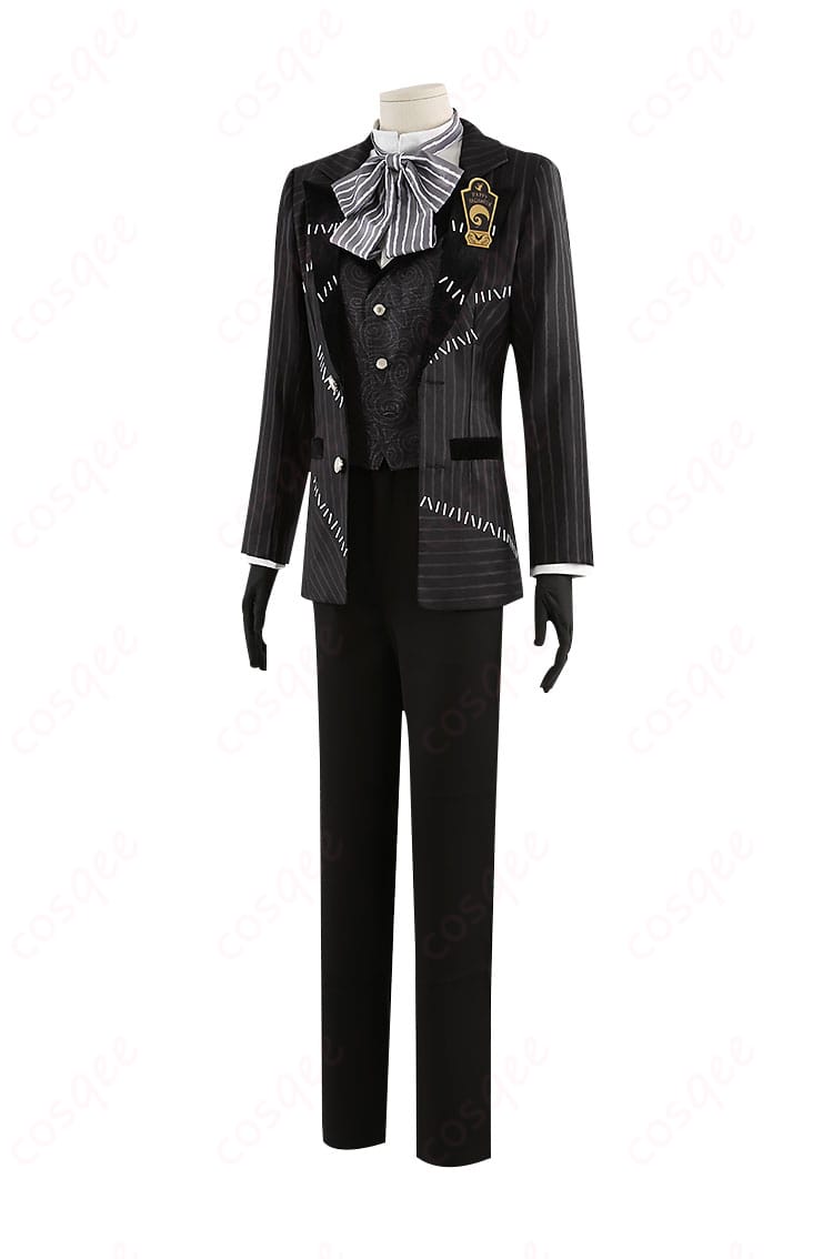 ディズニー ツイステッドワンダーランド ハロウィン2024 トレイ・クローバー ナイトメアースーツ コスプレ衣装-4