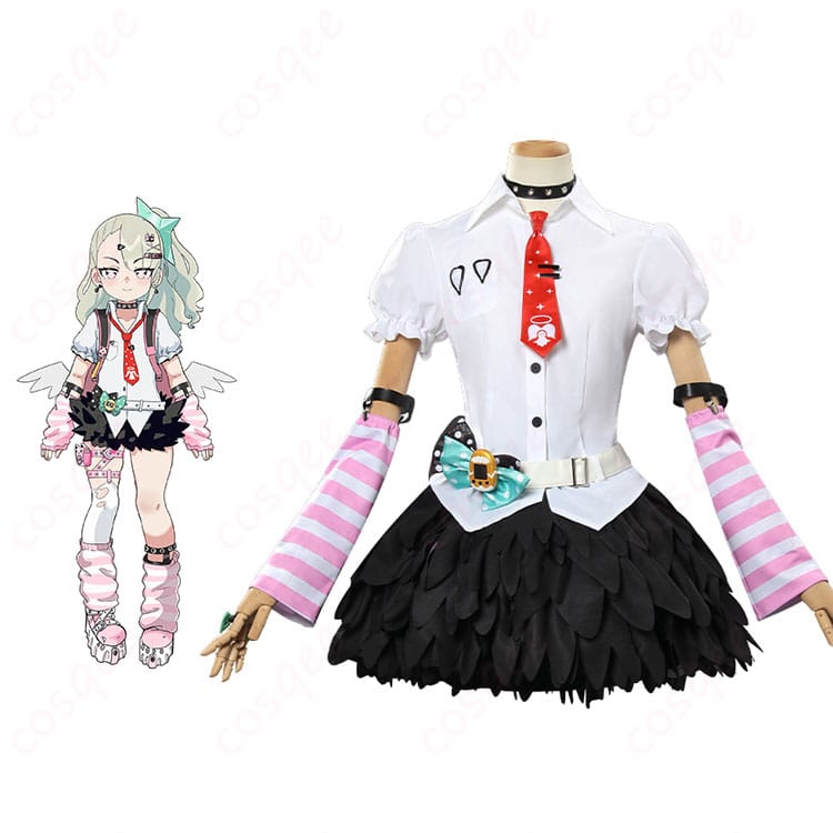 ゼンレスゾーンゼロ バーチャルアイドル 妄想エンジェル 作曲担当 チャイナツレミエル 千夏ラミエル コスプレ衣装-1