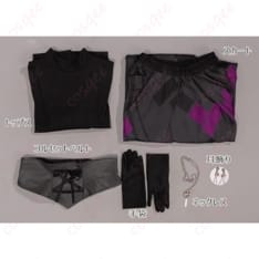 プロセカ 朝比奈まふゆ Dark Embrace コスプレ衣装 ダークな可憐さが写真で映える - 5枚目の画像（サムネイル）