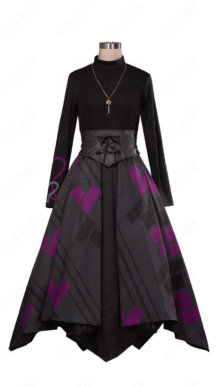 プロジェクトセカイ カラフルステージ! feat. 初音ミク あたたかな時間 朝比奈まふゆ Dark Embrace コスプレ衣装-2