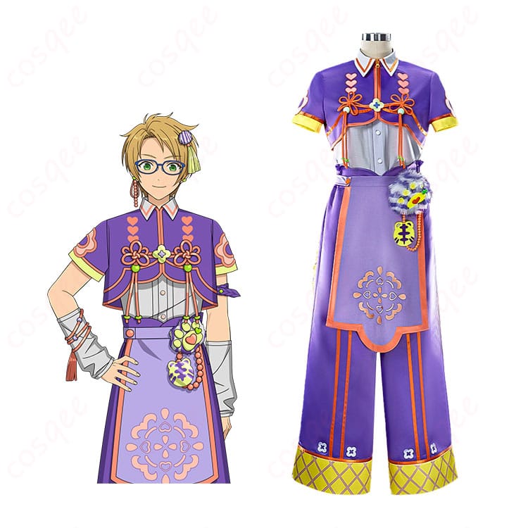 あんさんぶるスターズ!! 遊木真 桜河こはく 乙狩アドニス 全能ACE衣装 コスプレ衣装-1