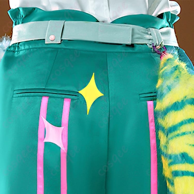 あんスタ 白鳥藍良 全能ACE コスプレ衣装 ステージ映えと遊び心を両立した充実セット - 7枚目の画像