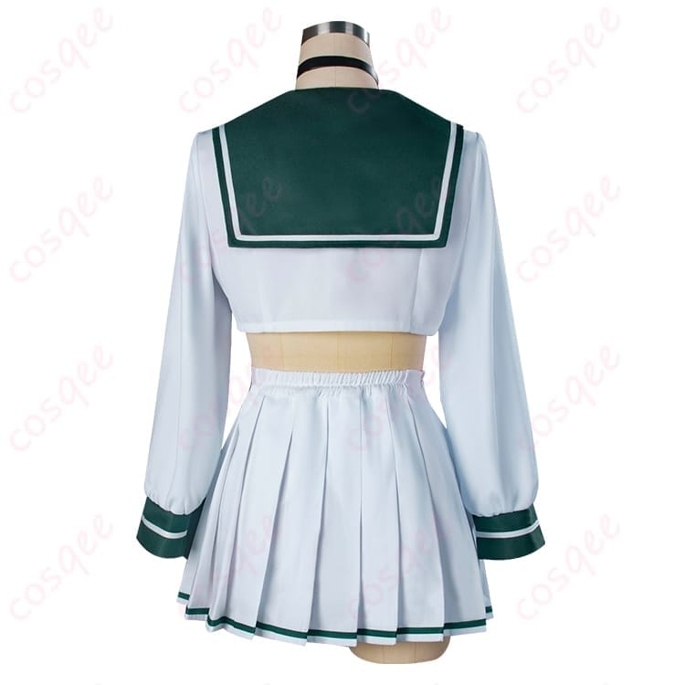 ブルーアーカイブ 杏山カズサ学園ストリート風コスプレ 猫耳フードとクロップトップで写真映え - 5枚目の画像