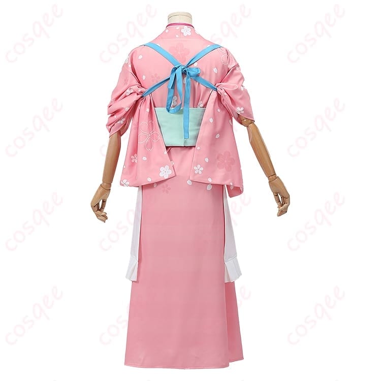 銀魂 神楽 春色茶房ver コスプレ衣装 春色が映える中華カジュアルで撮影もイベントも可愛く - 2枚目の画像