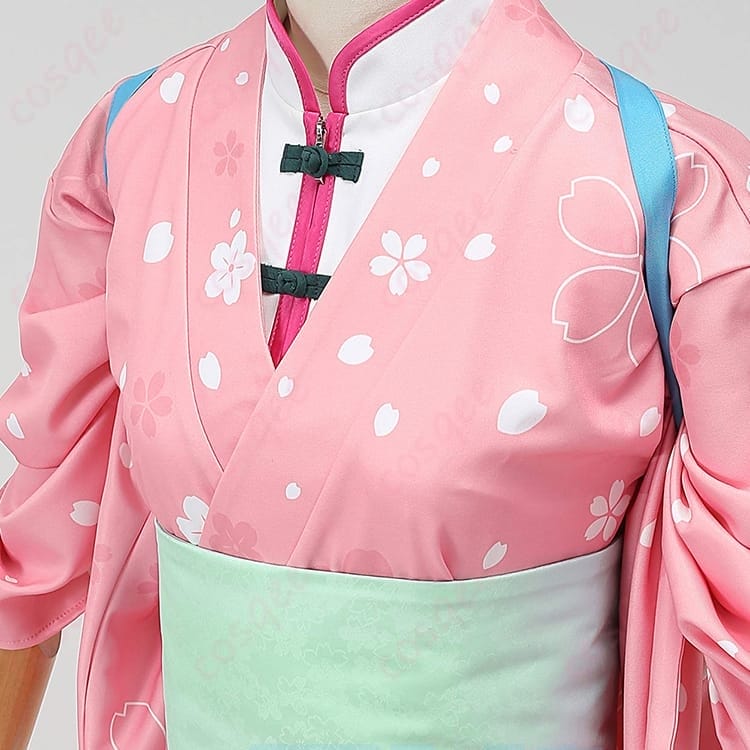 銀魂 神楽 春色茶房ver コスプレ衣装 春色が映える中華カジュアルで撮影もイベントも可愛く - 5枚目の画像