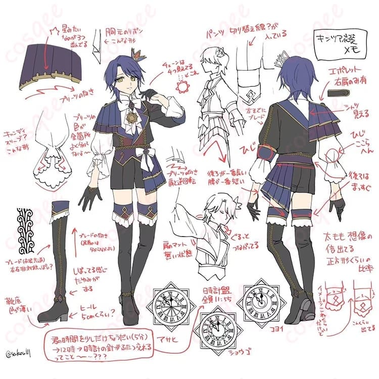 アイドルタイムプリパラ 夢川ショウゴ＆高瀬コヨイ コスプレ衣装 ユニット感で映える一着 - 1枚目の画像