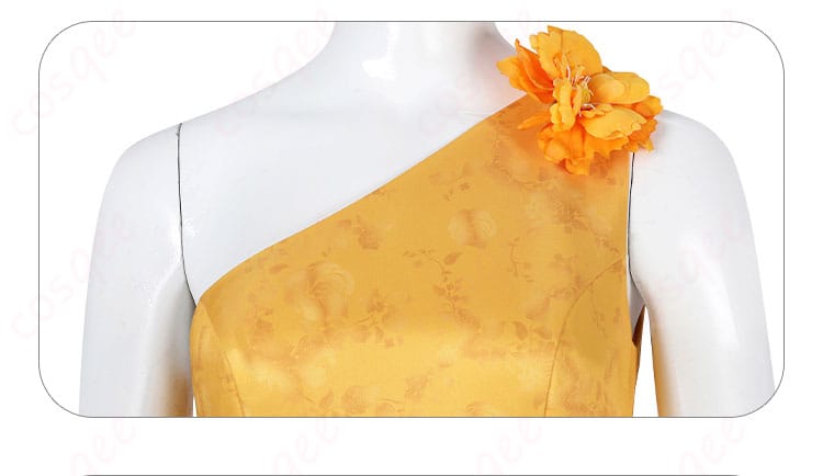 ズートピア2 ジュディ・ホップス コスプレ衣装 花柄ワンピース 映画ドレス ハロウィン仮装-6