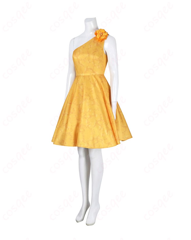 ズートピア2 ジュディ・ホップス コスプレ衣装 花柄ワンピース 映画ドレス ハロウィン仮装-3