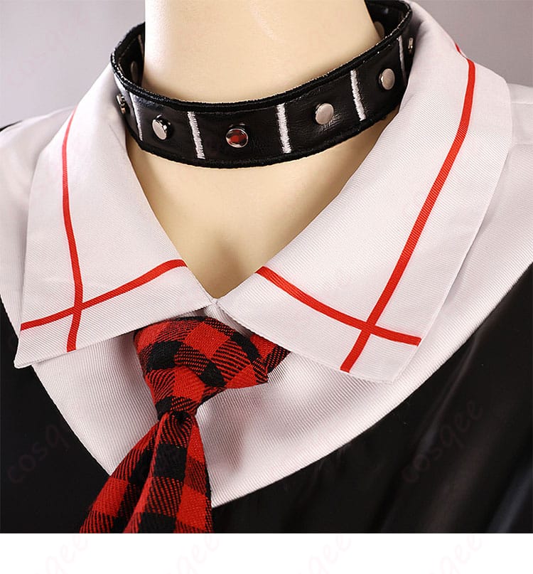 新世紀エヴァンゲリオン 惣流・アスカ・ラングレー ロックバンド コスプレ衣装-5