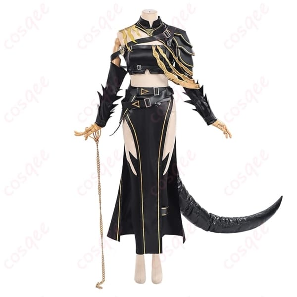 シニックスの威厳を纏うダークエレガントな無期迷途コスプレ衣装