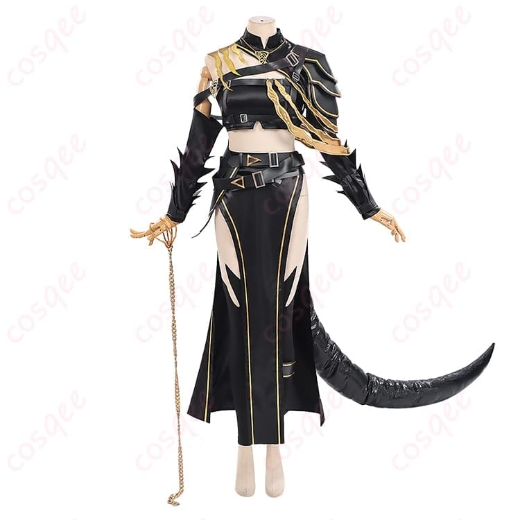 シニックスの威厳を纏うダークエレガントな無期迷途コスプレ衣装 - 1枚目の画像