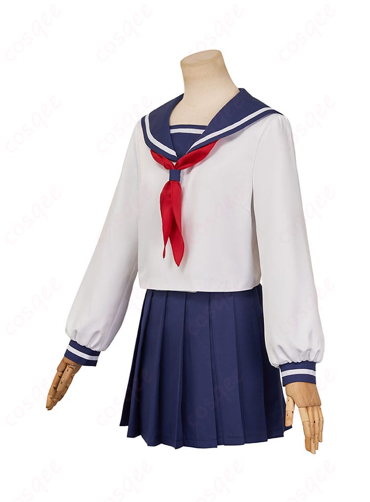 銀魂 3年Z組銀八先生 志村妙 神楽 制服 コスプレ衣装-4