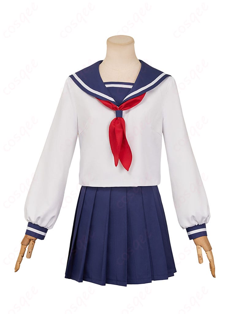 銀魂 3年Z組銀八先生 志村妙 神楽 制服 コスプレ衣装-2