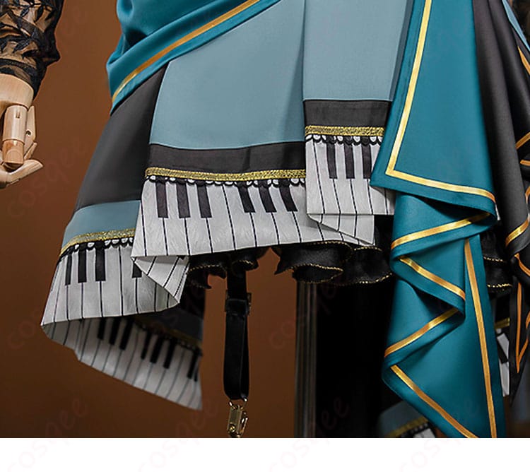 プロジェクトセカイ カラフルステージ! feat. 初音ミク おまんじゅうでリラックス♪ 日野森雫 ファシネイティング・アイドル コスプレ衣装-8