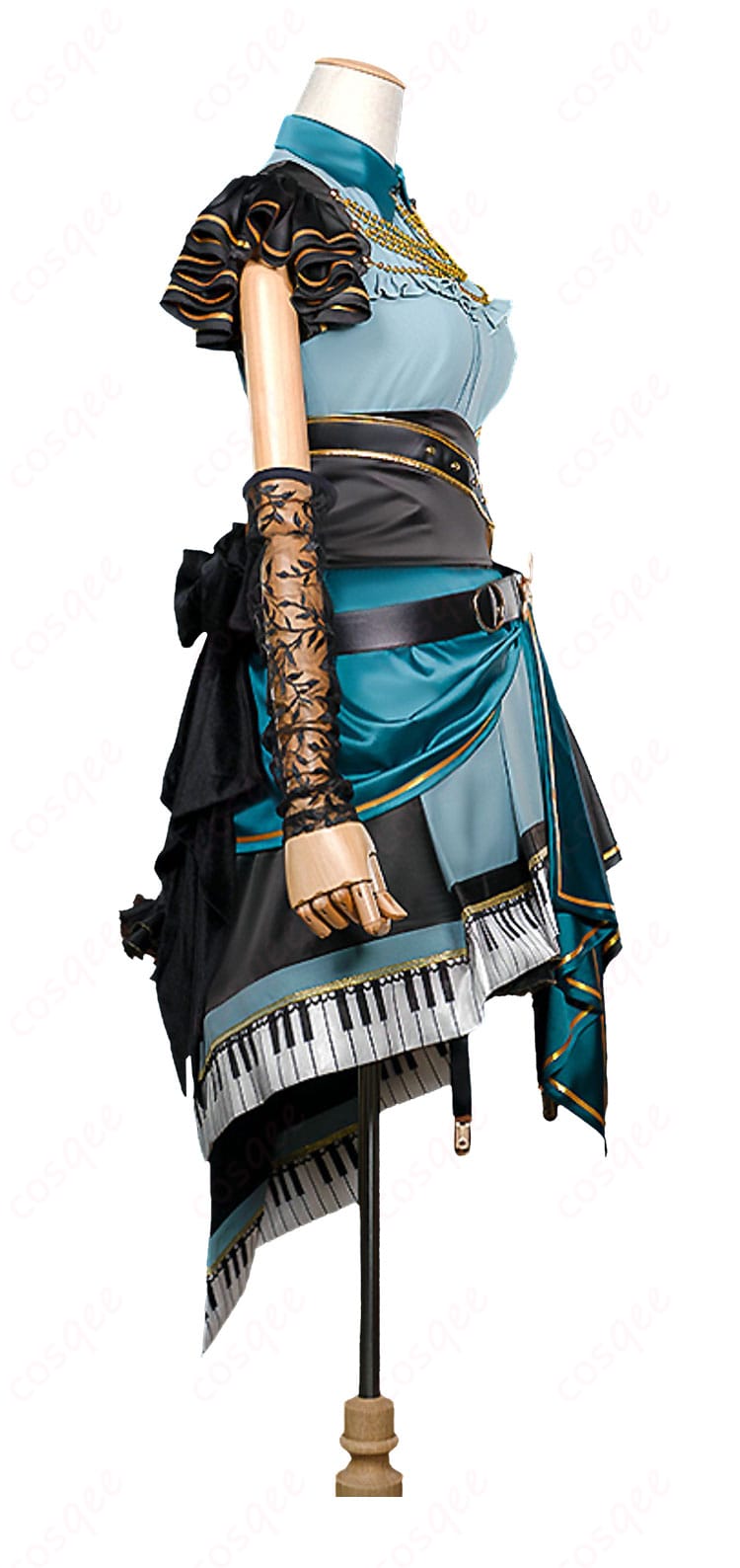 プロジェクトセカイ カラフルステージ! feat. 初音ミク おまんじゅうでリラックス♪ 日野森雫 ファシネイティング・アイドル コスプレ衣装-3