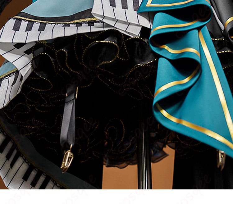 プロジェクトセカイ カラフルステージ! feat. 初音ミク おまんじゅうでリラックス♪ 日野森雫 ファシネイティング・アイドル コスプレ衣装-9