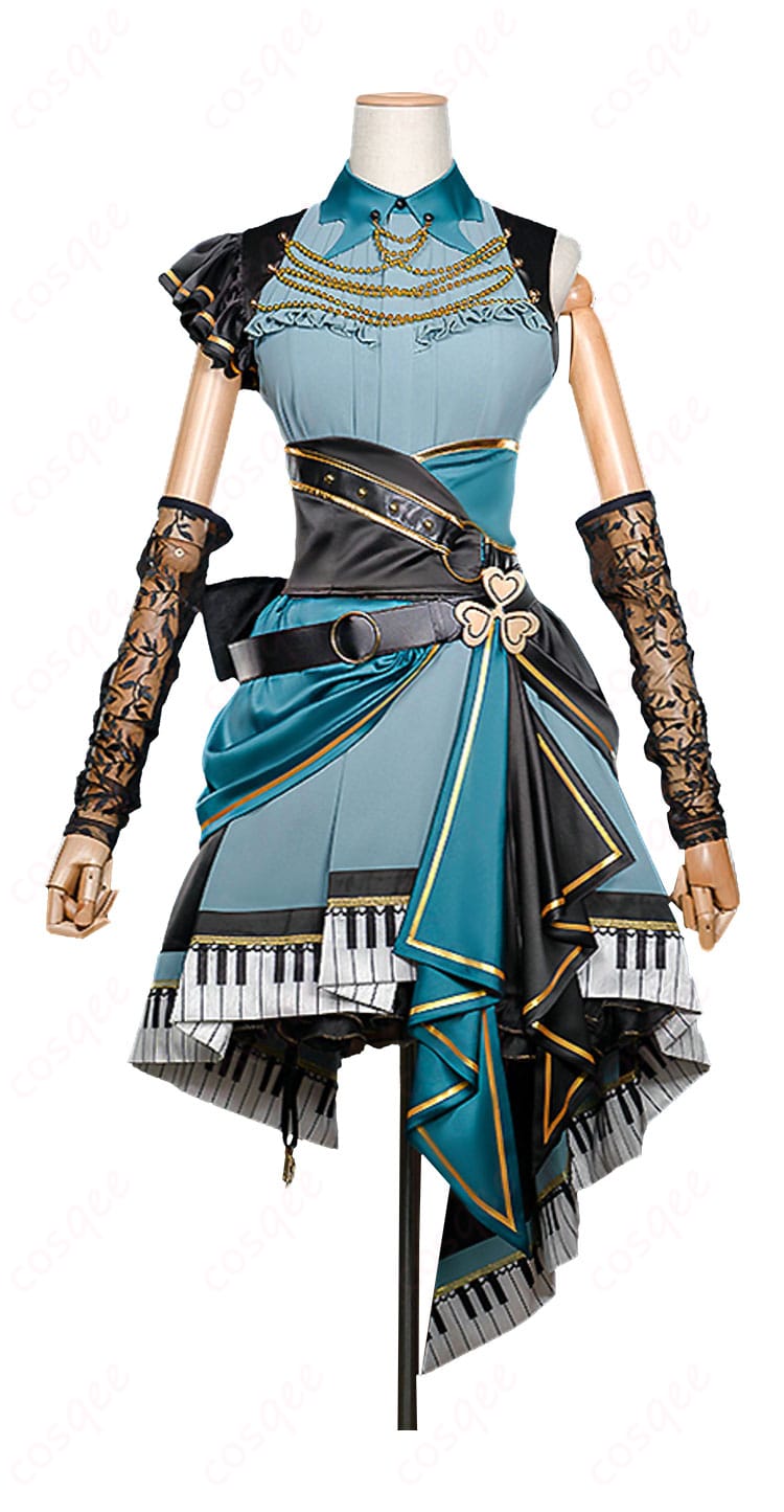 プロジェクトセカイ カラフルステージ! feat. 初音ミク おまんじゅうでリラックス♪ 日野森雫 ファシネイティング・アイドル コスプレ衣装-2