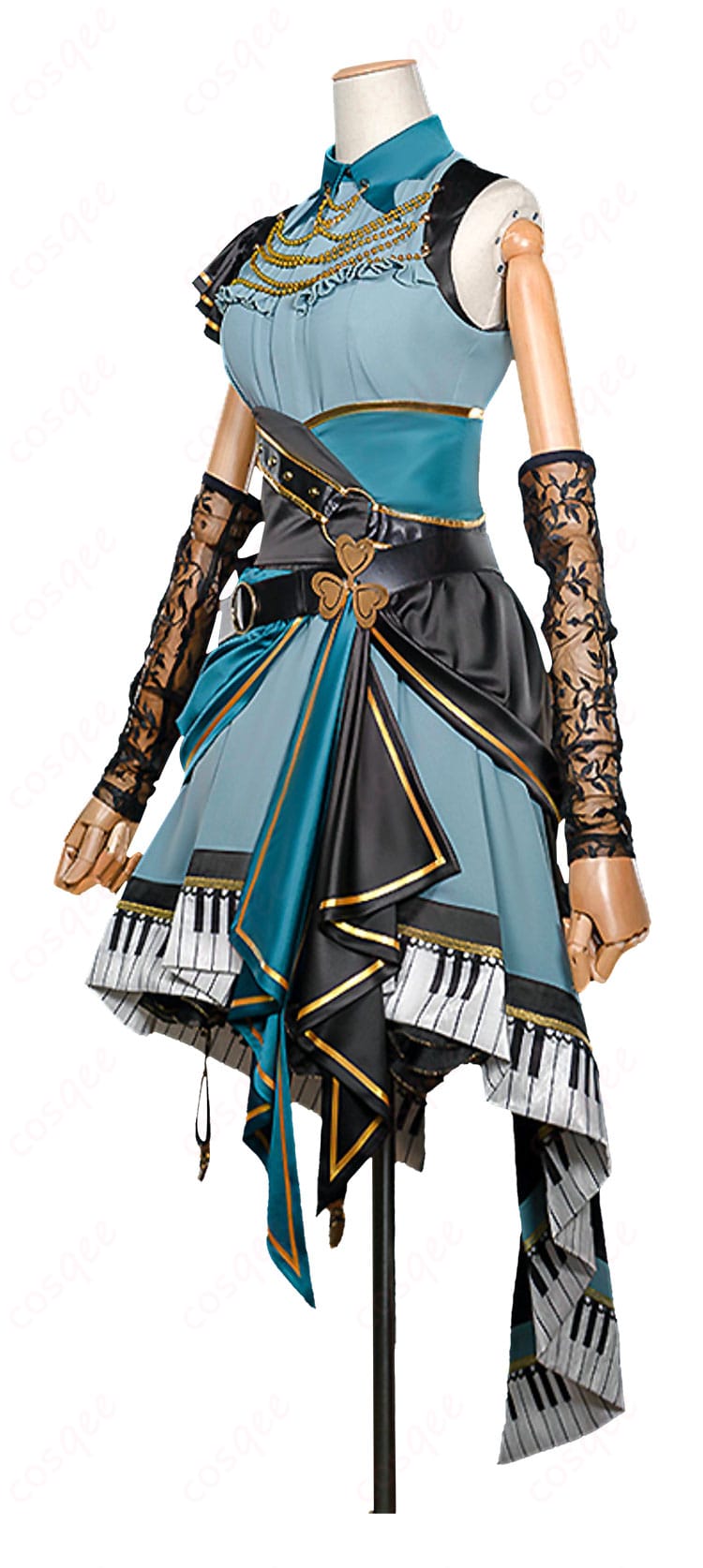 プロジェクトセカイ カラフルステージ! feat. 初音ミク おまんじゅうでリラックス♪ 日野森雫 ファシネイティング・アイドル コスプレ衣装-4