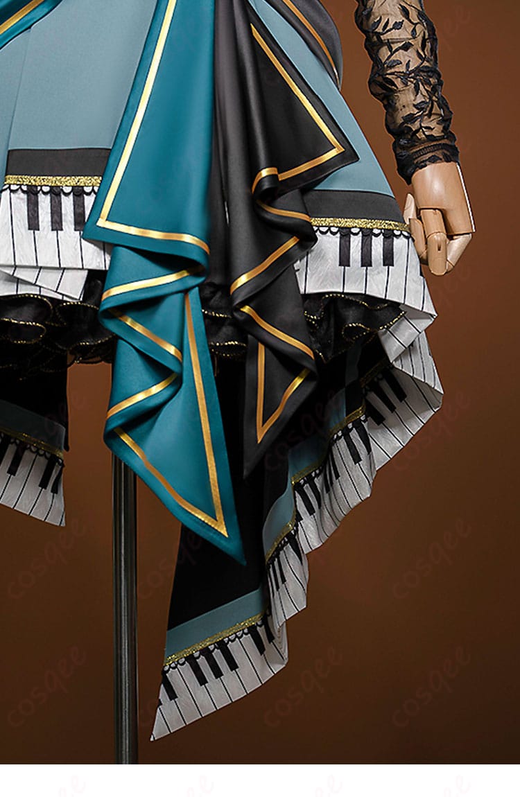 プロジェクトセカイ カラフルステージ! feat. 初音ミク おまんじゅうでリラックス♪ 日野森雫 ファシネイティング・アイドル コスプレ衣装-10