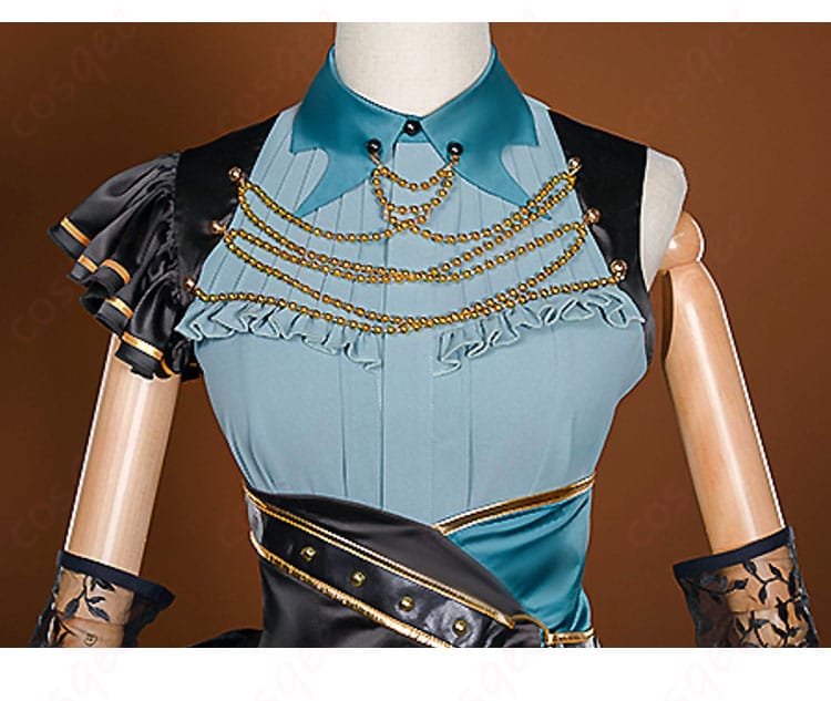 プロジェクトセカイ カラフルステージ! feat. 初音ミク おまんじゅうでリラックス♪ 日野森雫 ファシネイティング・アイドル コスプレ衣装-6