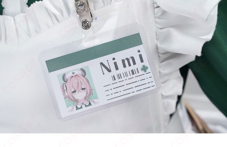 VTuber Nimi Nightmare(ニミ・ナイトメア) コスプレ衣装 ナース服-9