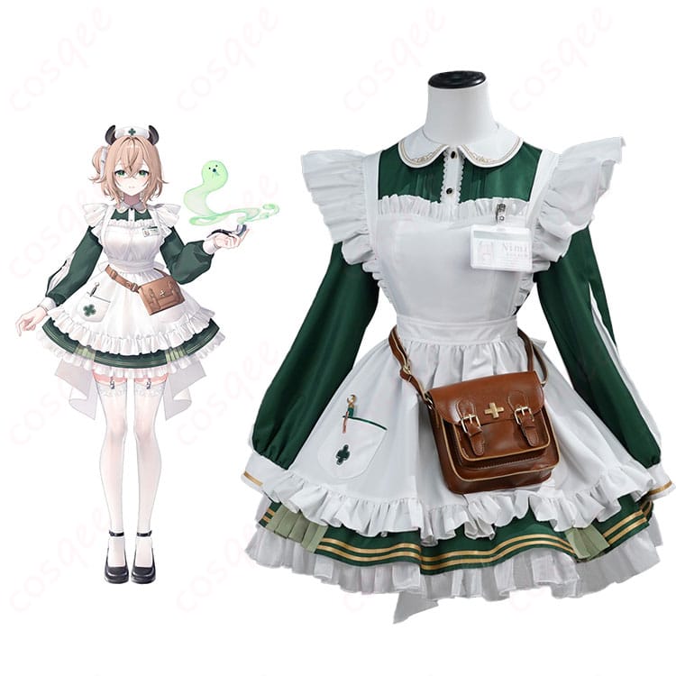 VTuber Nimi Nightmare(ニミ・ナイトメア) コスプレ衣装 ナース服-1