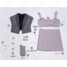 恋と深空 主人公「心を巡る言葉」コスプレ 衣装一式で世界観をまとえる - 4枚目の画像（サムネイル）